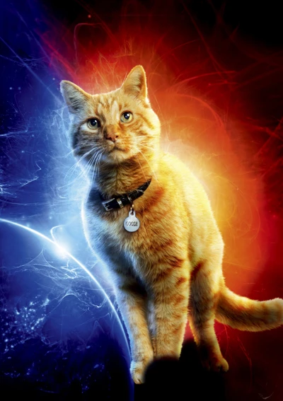 Cosmic Cat: The Feline Guardian of the Universe