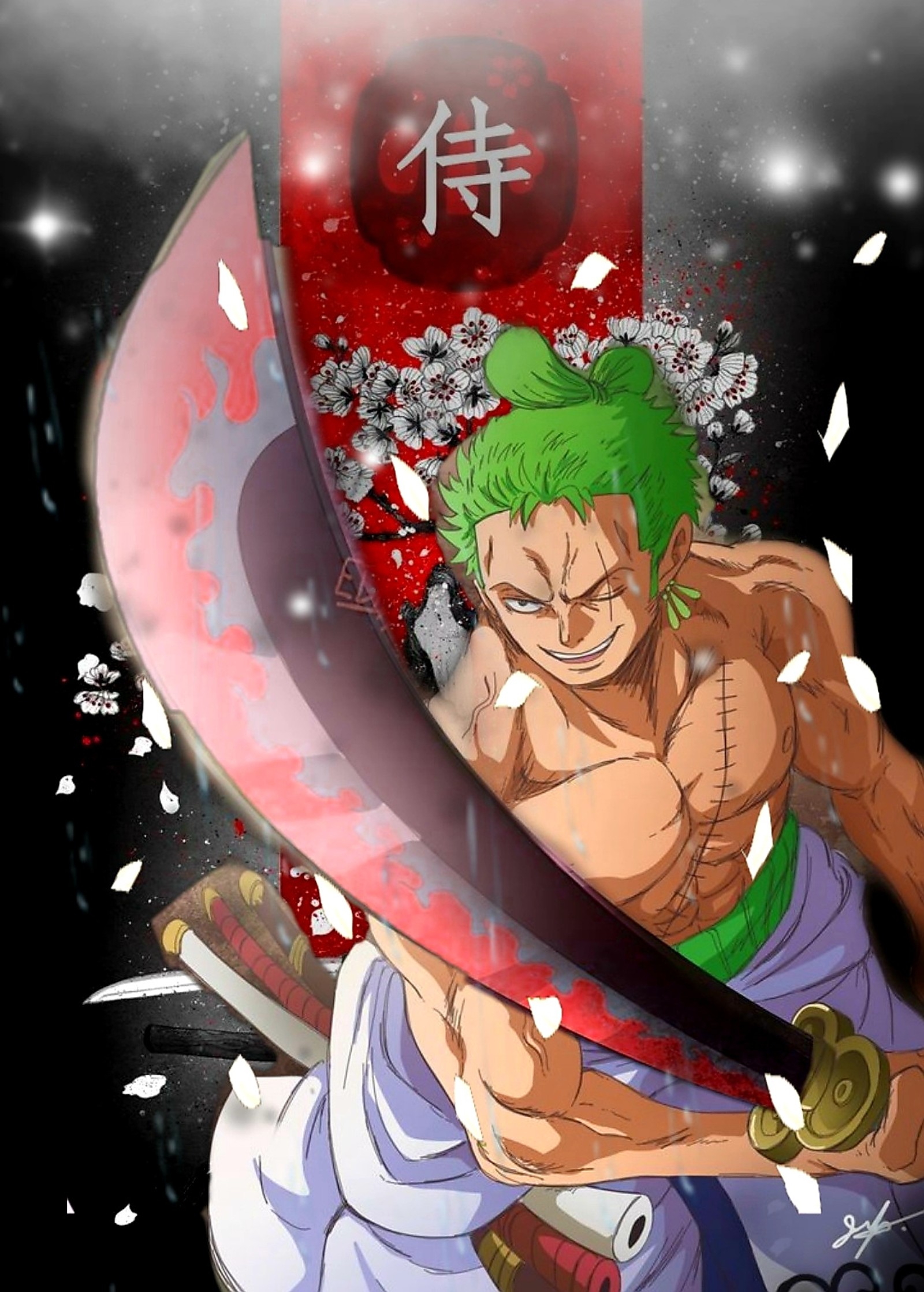 Papel de parede de anime de one piece (mugiwara, one piece, roronoa, zoro)