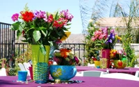 cut flowers, floral design, flower bouquet, flowerpot, floristry