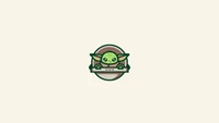 Icono minimalista de Baby Yoda de The Mandalorian