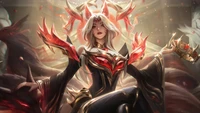 ahri, légende immortalisée, league of legends, jeu vidéo, lol