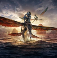 jake sully, neytiri, avatar the way of water, avatar 2, 2022 movies wallpaper