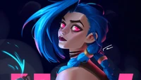 Jinx vibrante: El icónico antihéroe de League of Legends y Arcane