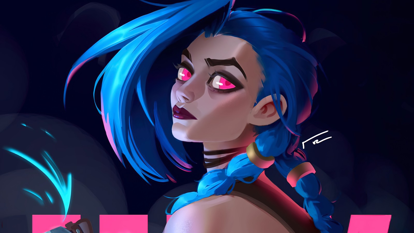 jinx, lol, league of legends, video game, arcane wallpaper