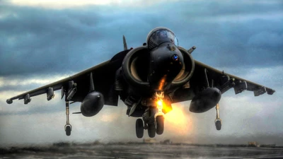 Harrier Jump Jet in Action: A Military Aviation Icon