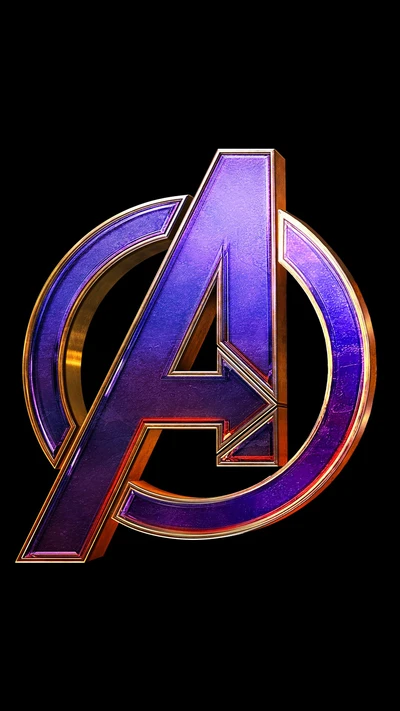 vingadores, avengers, avengers endgame logo 5k, logotipo, filmes