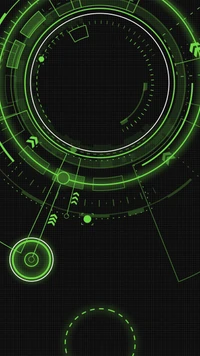 Futuristic Green Space Interface Design