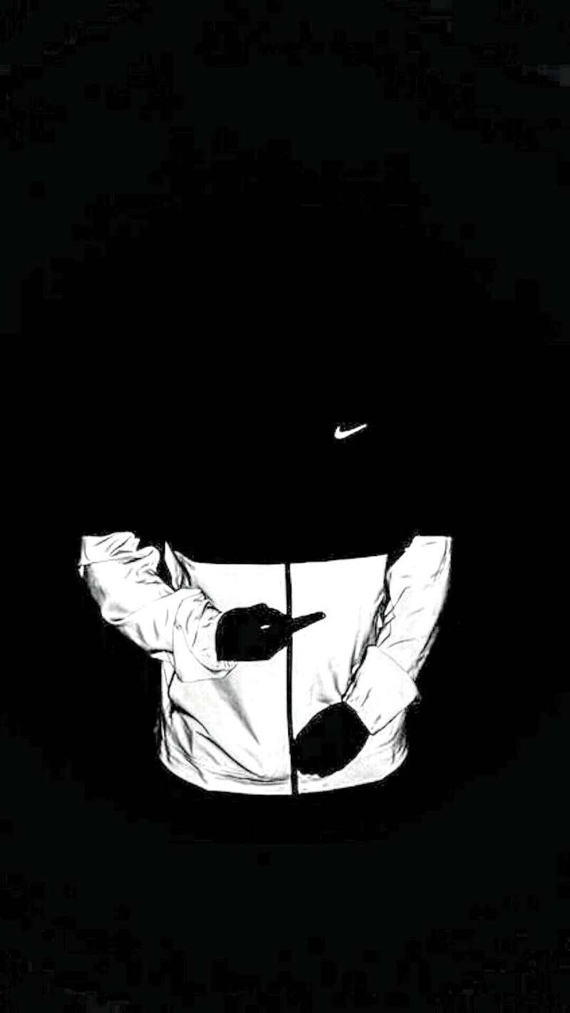 Куртка nike в темноте (любовь, nike)