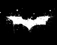 Splash-inspirierte Batman-Logo