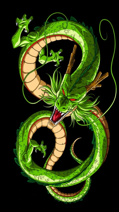 anime, dragón, dragon ball z, shenlong