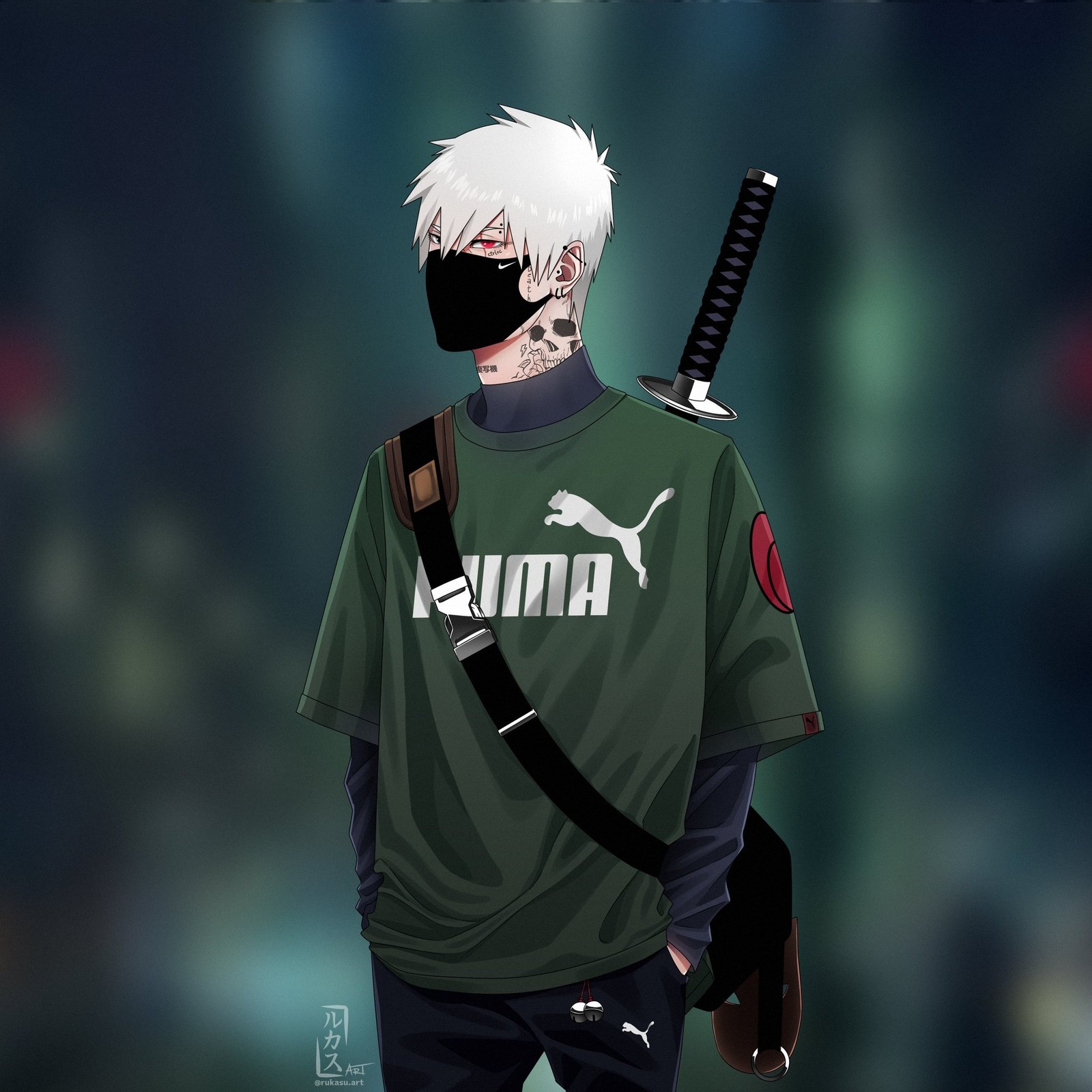 Скачать обои kakashi, naruto