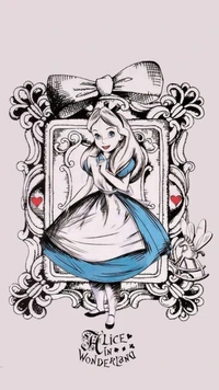 alice, alice in wonderland, wonderland wallpaper