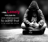 alone, love, sayings wallpaper