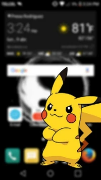 angelmh, téléphone, pikachu