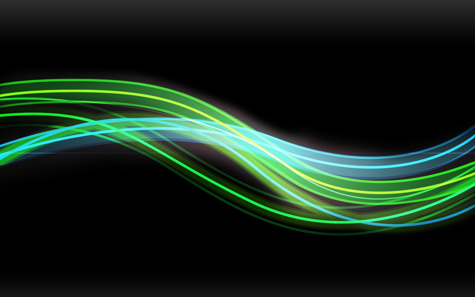 light, graphics, color, green, wave Download Wallpaper