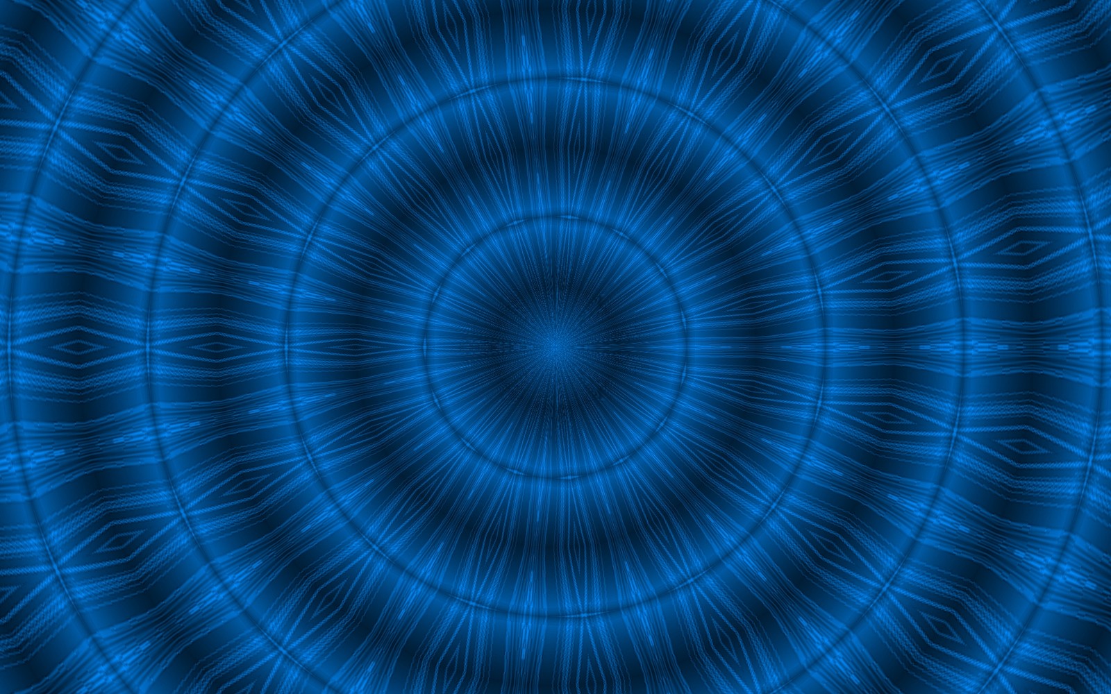 A blue abstract background with a circular design (fractal art, blue, symmetry, electric blue, circle)