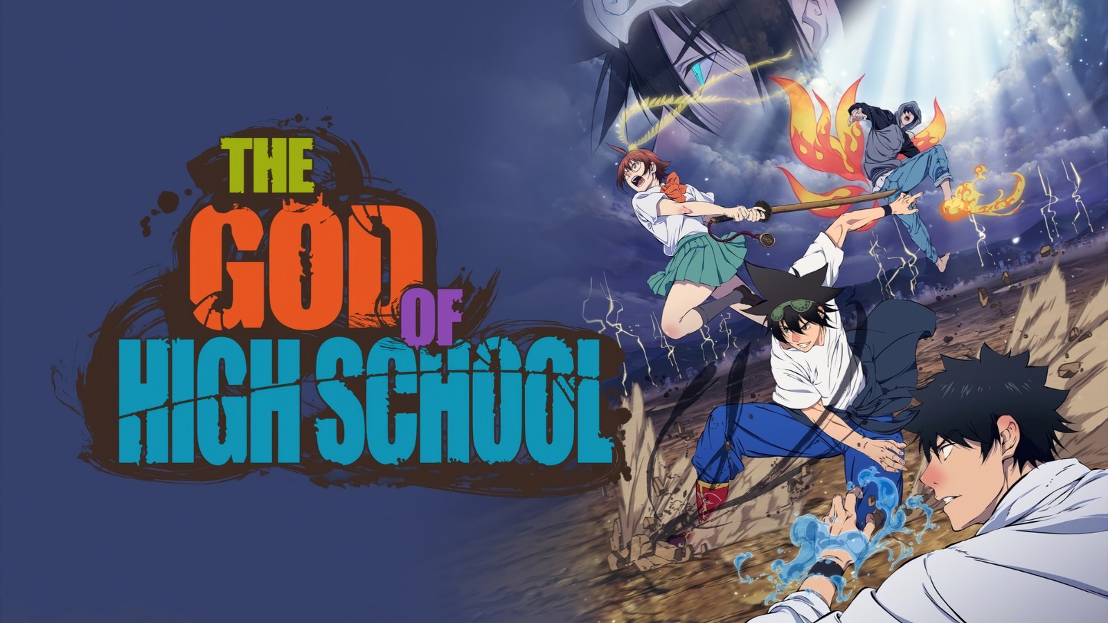 O deus do ensino médio (deus da escola secundária, god of high school, goh, anime)