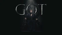 Euron Greyjoy on the Iron Throne, embodying power and ambition in a dark setting.