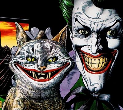 Coringa e Gato Sorridente: Uma Dupla Sinistra em Quadrinhos