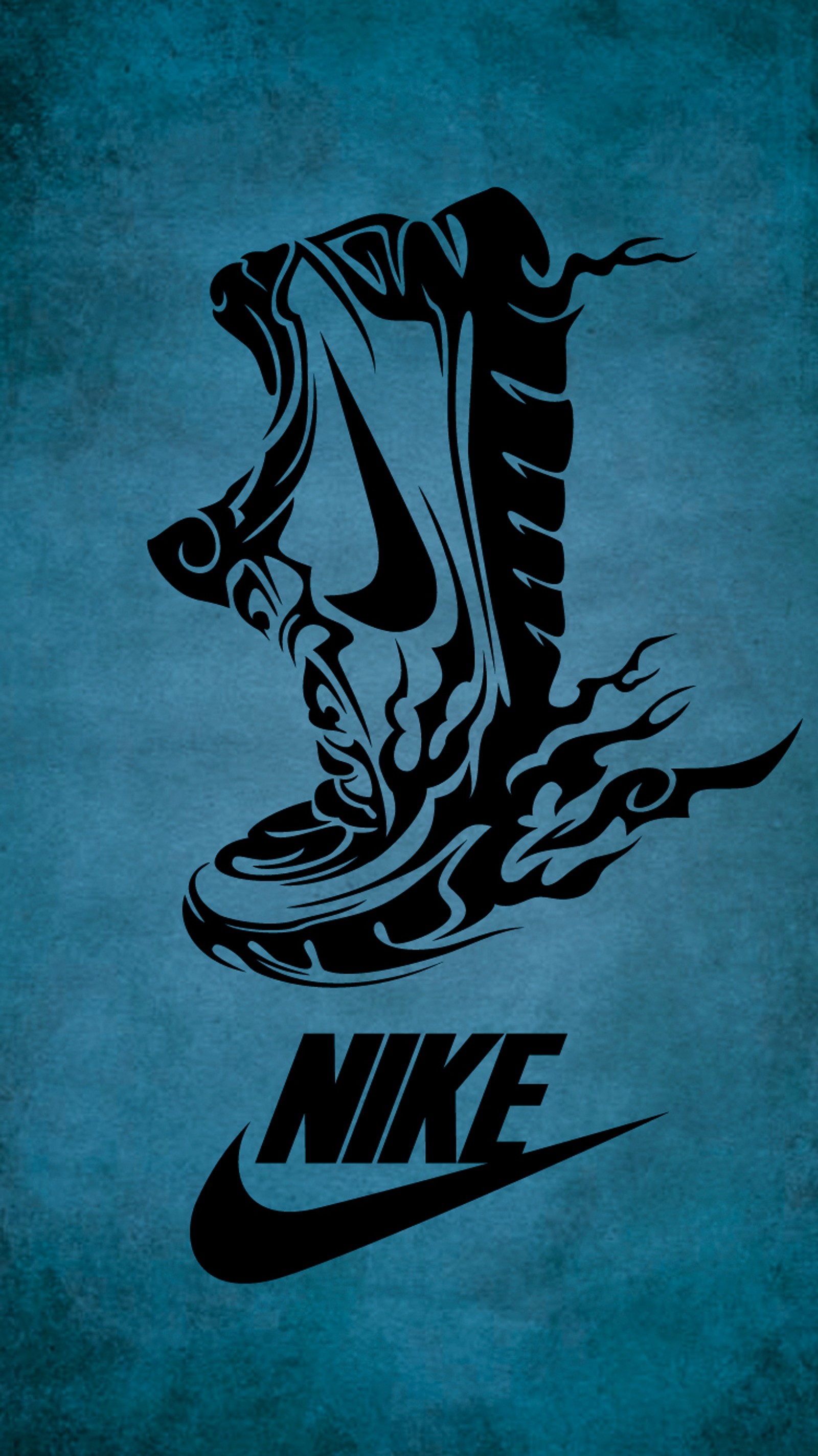 black, blue, nike, shoes, sneaker wallpaper