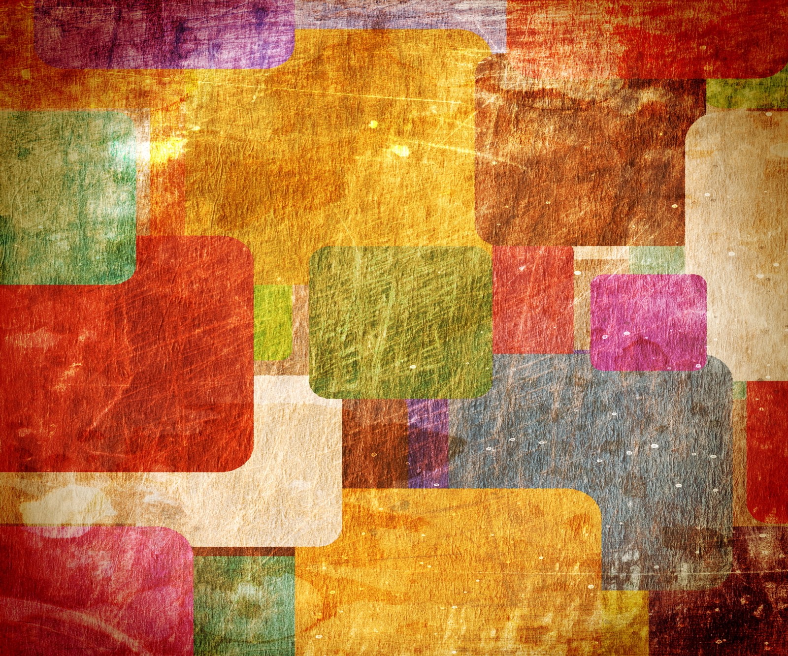 A close up of a colorful abstract painting with squares (abstract, best, colors, grunge, hd)