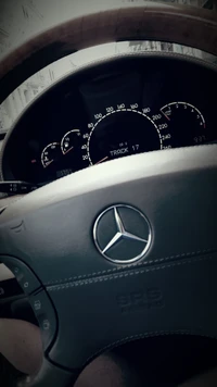 Mercedes-Benz S500 W220 Dashboard View