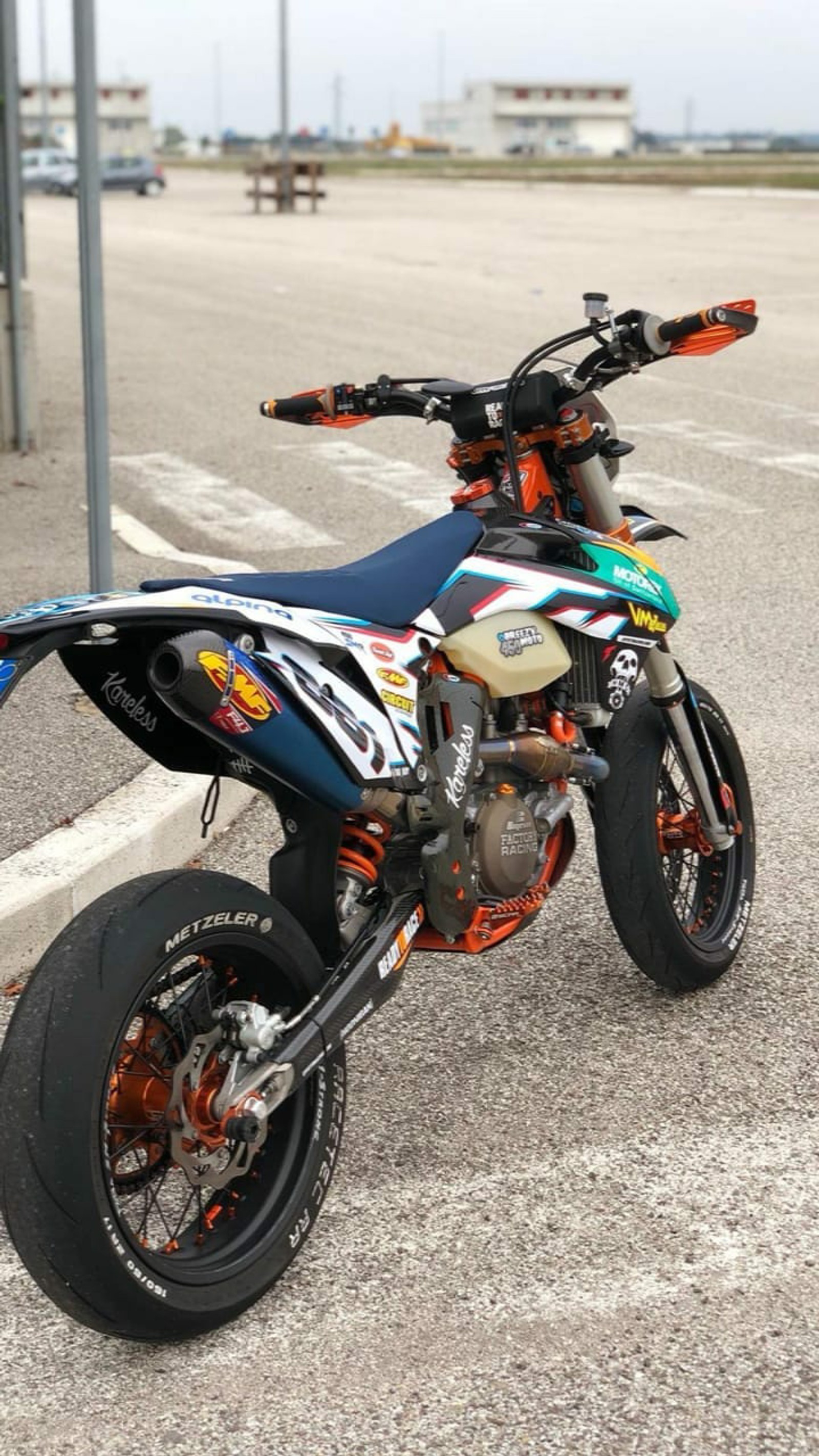 Скачать обои ktm, мотард, motard, мото, moto