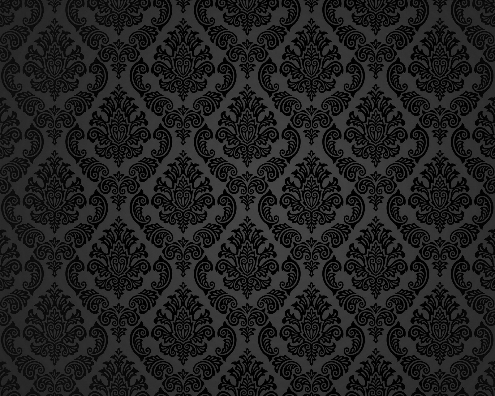 Papier peint noir et blanc avec un motif floral (noir abstrait, beau motif floral)