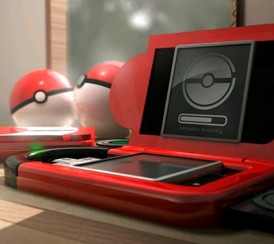 Pokedex startet mit Pokebällen