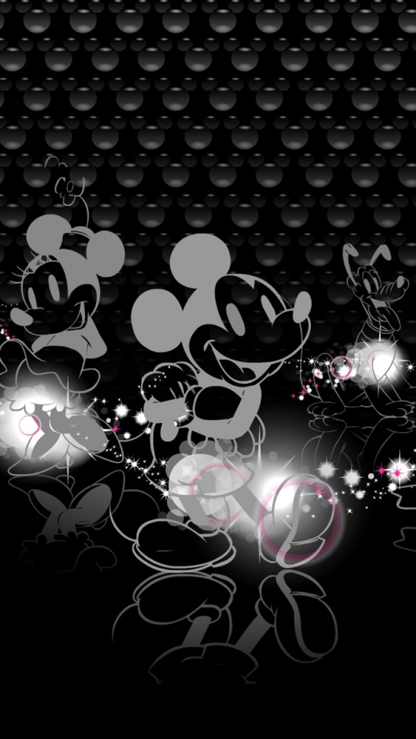 Mickey und minnie maus hintergrundbilder (schwarz, disney, glitter, mickey, minnie)