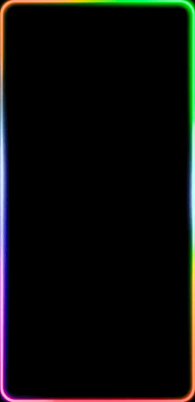 Neon Glow Frame with Vibrant Edges