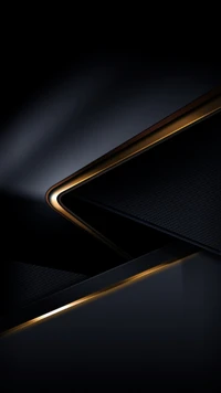 black, gold, automotive lighting, amber, rectangle wallpaper