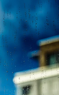 water, blue, rain, cloud, drop