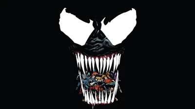 Venom's Sinister Grin: A Dark Marvel Showcase