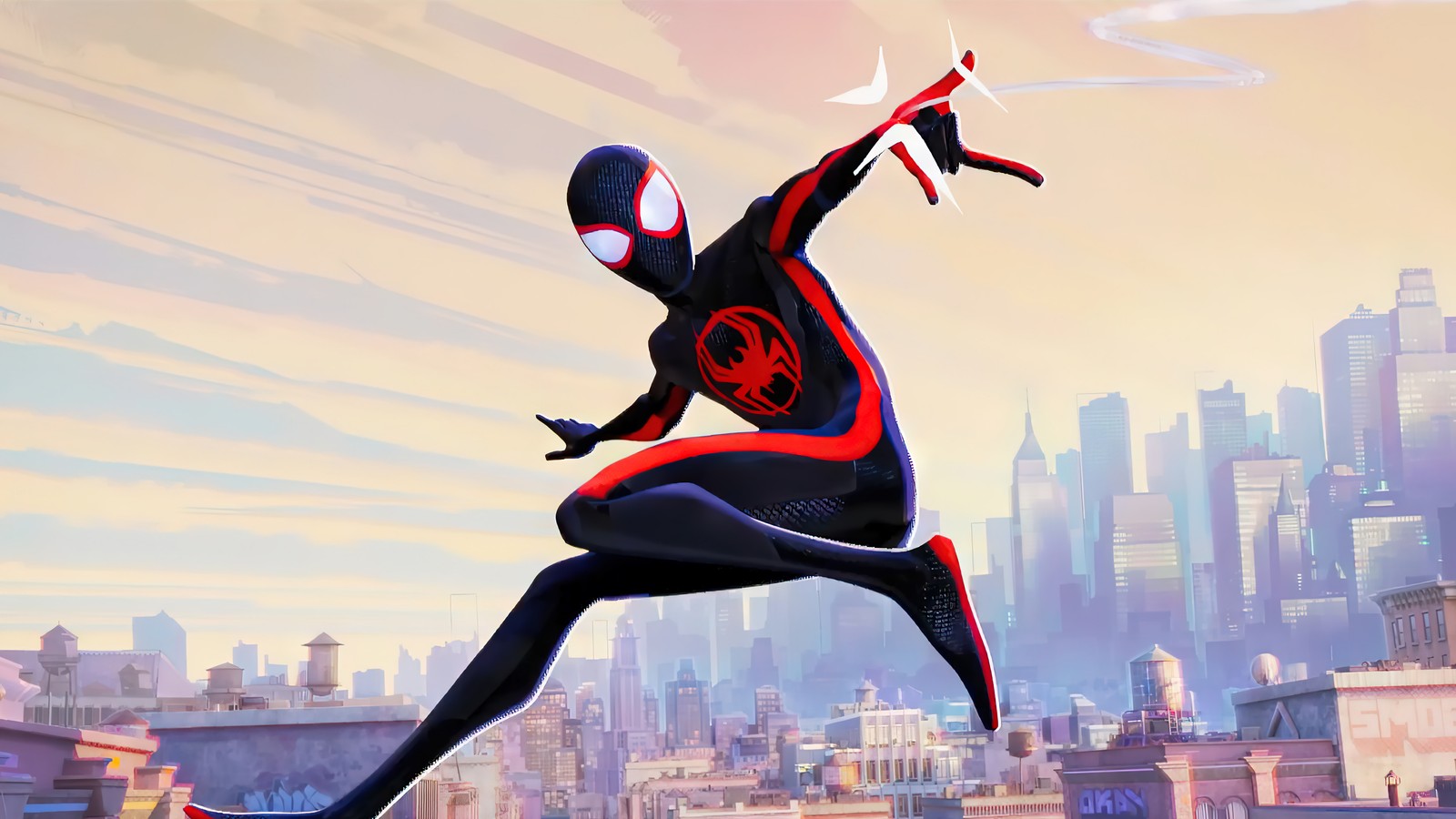 Spider-man: new generation - capture d'écran (miles morales, spider man à travers le spider verse, spider man across the spider verse, film, marvel)