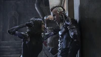 Alita confronts her adversary in a high-stakes moment from "Alita: Battle Angel.