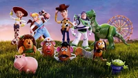 toy story 4, movie, woody, buzz lightyear, rex