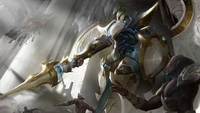 hecarim, lancer zero, lol, league of legends, video game