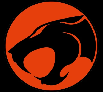 Logo des Thundercats en orange et noir en gras