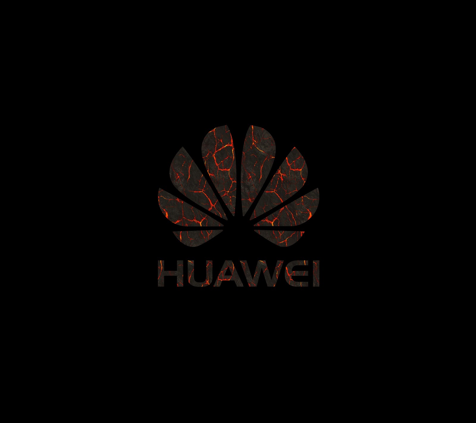 A close up of a black background with a red logo (black, cool, dr, huawei, love)