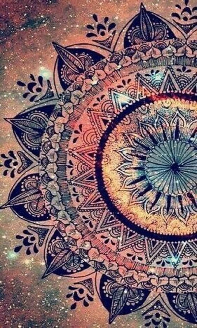 mandala, púrpura