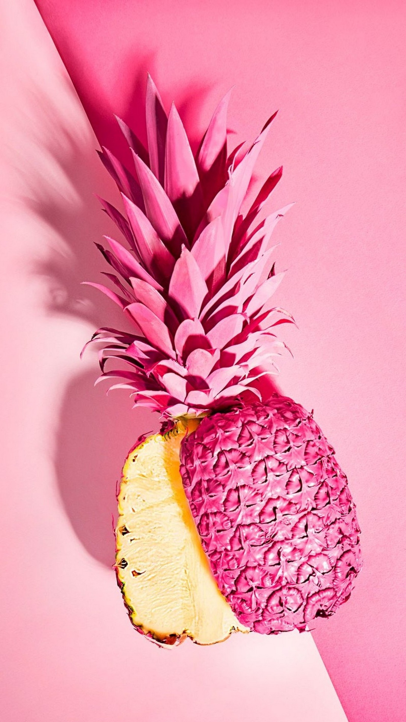 Lade ananas, rosa Hintergrund herunter