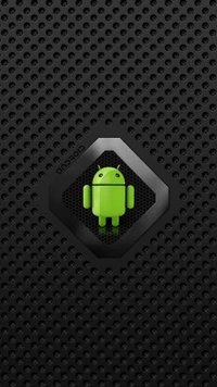 android, fundo, preto, boos, verde