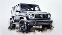 mercedes benz amg g 63, 5k, mercedes benz g class, g wagon, luxury suv wallpaper