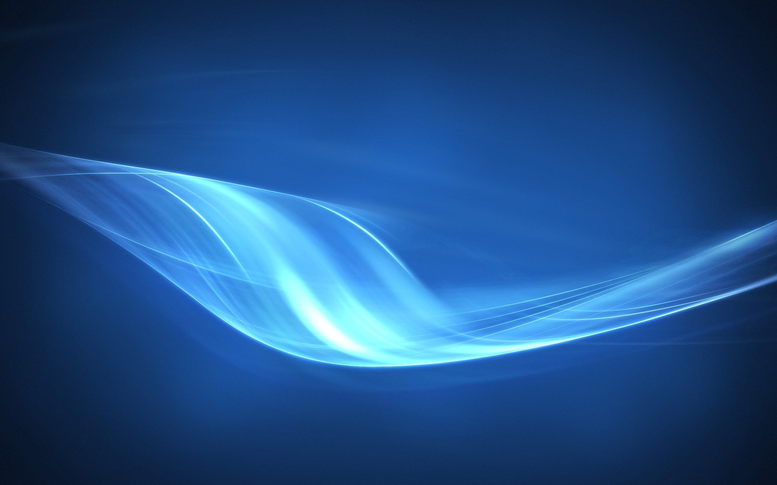 A blue abstract background with a curved wave of light (blue, light, wave, electric blue, graphics)