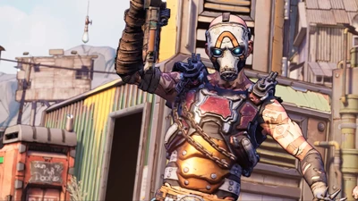 Персонаж Псих из Borderlands 3 готов к действию