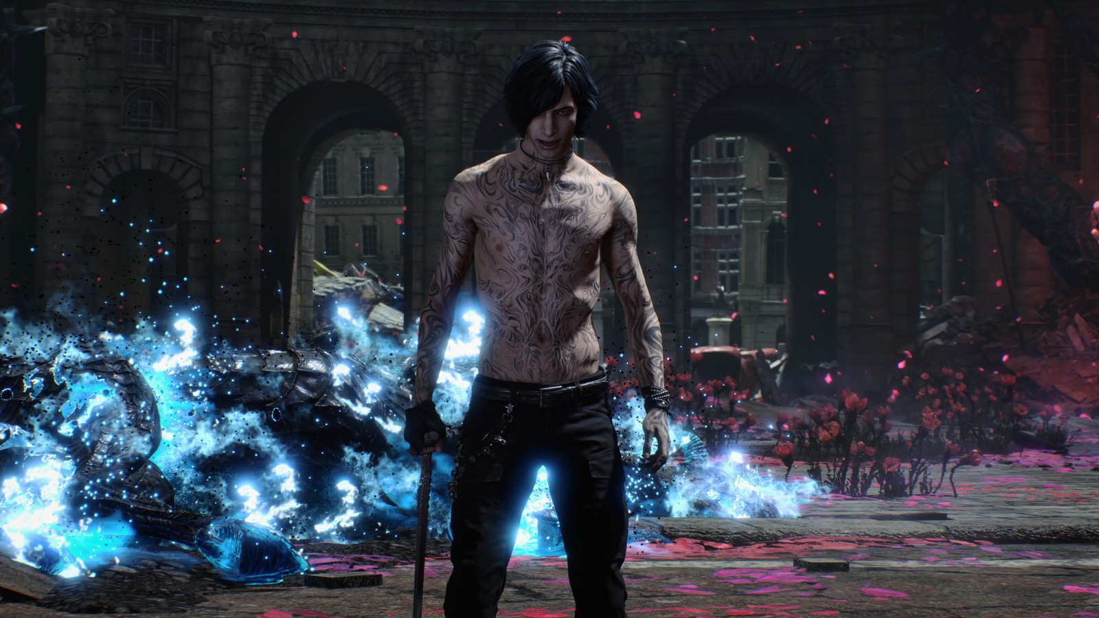 Lade v, devil may cry 5, videospiel Hintergrund herunter