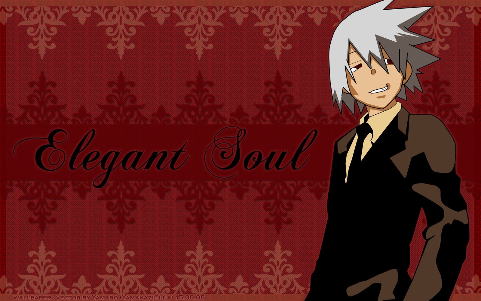 Lade soul eater evans, maka albarn, illustration, grafikdesign, schriftart Hintergrund herunter