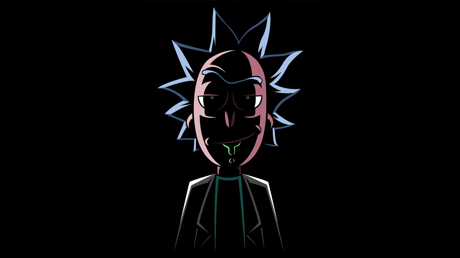 evil, rick sanchez, rick and morty, tv series, cartoon wallpaper