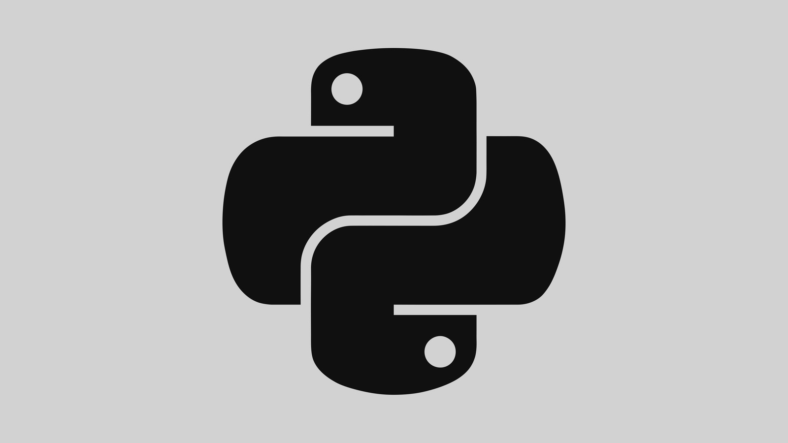 A black and white logo of a computer with a python symbol (python, programming language, logo, standing, symbol)